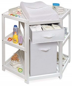 Badger Basket Diaper Corner Baby Changing Table review