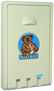 Koala Kare KB101-00 Vertical Wall Mounted Baby Changing Station