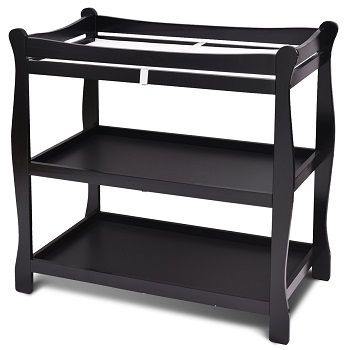 Costzon Baby Changing Table In Black