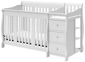 Storkcraft Mini Crib With A Changing Table