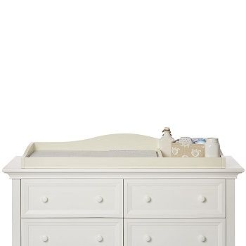 Grey Changing Table Topper 54, Munire Dresser Changing Table Topper